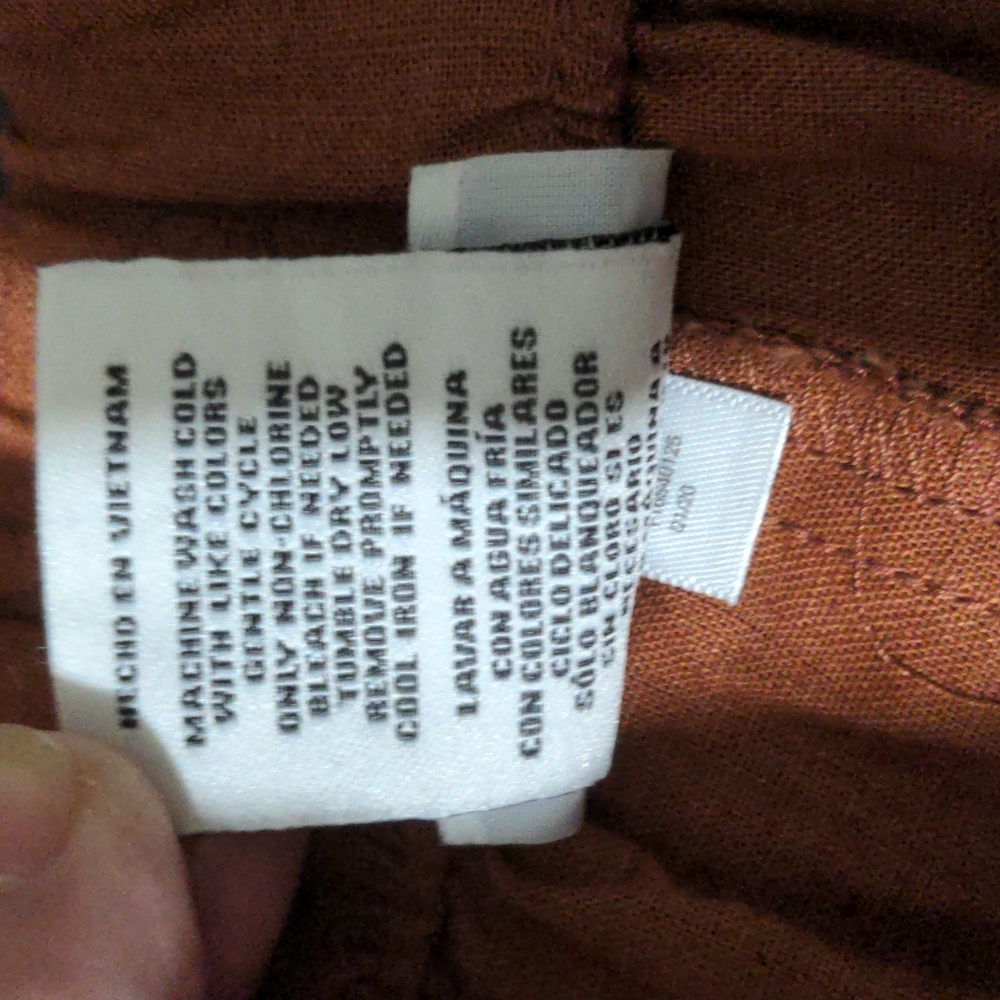 Ava & Viv Women's Rust Colored Pants. Size 1X NWT - Picture 6 of 8